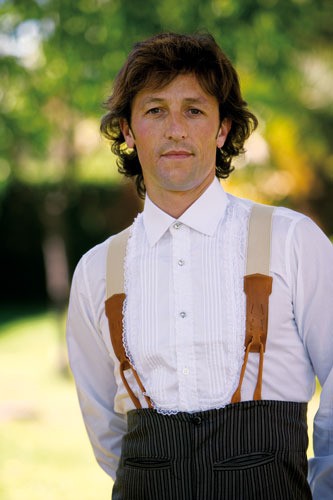 Bretel beige Hispano